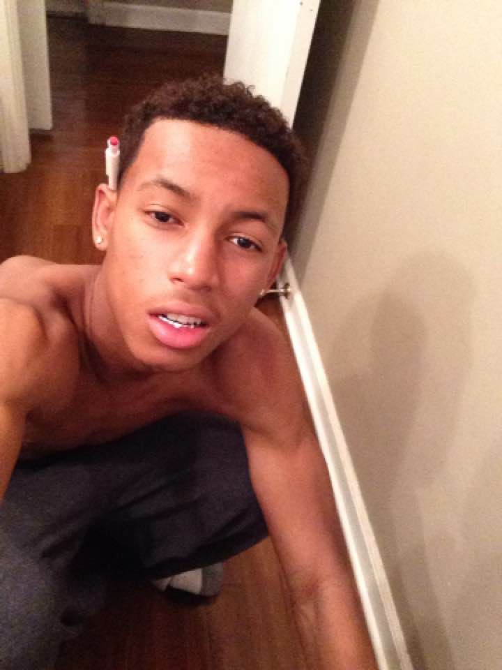 black teen guy self pic